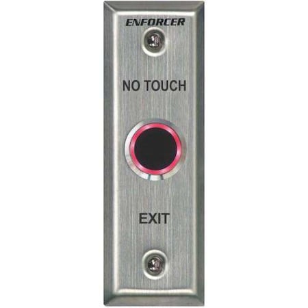 Seco-Larm Outdoor No-Touch Sensor with English message, slimline. Adjustable sensing range and rela SLM-SD-9163-KSQ